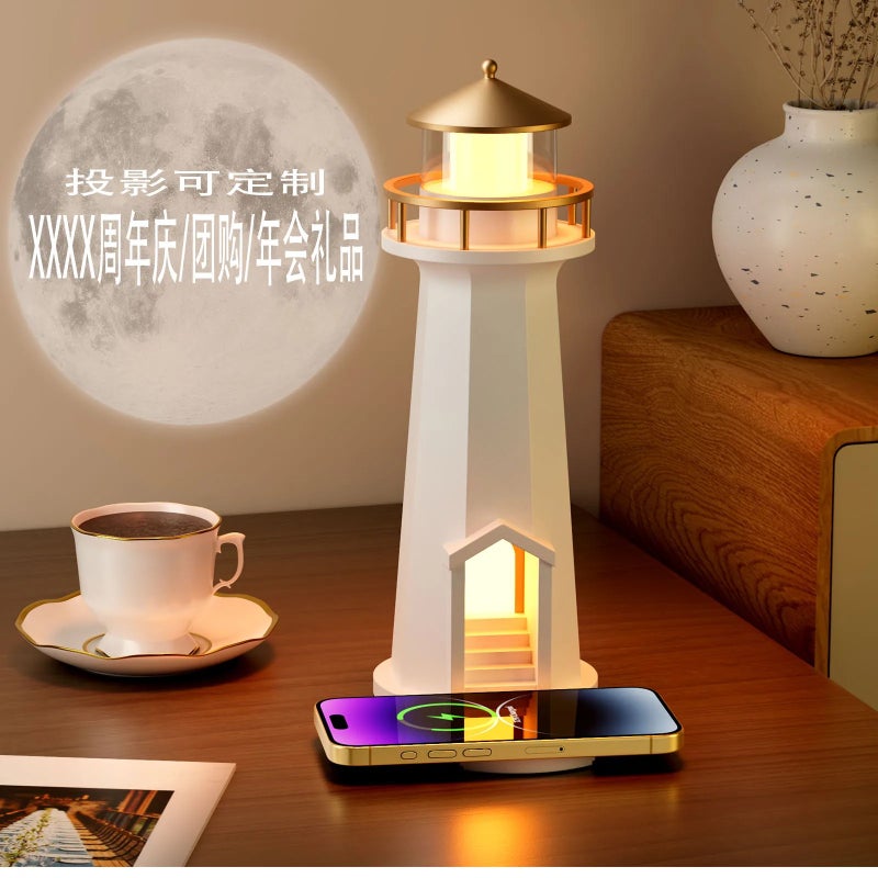 Bluejw Moonlight Lighthouse LED Night Light - Christmas Birthday Gifts for Kids, Housewarming Home Decor Party Night Lights - Image 3